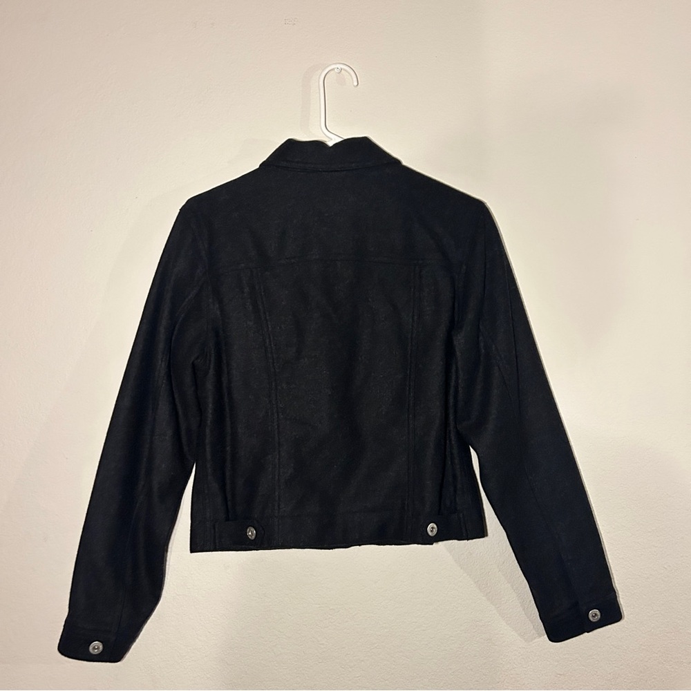 Ann Taylor Black Wool Button Jacket - image 2